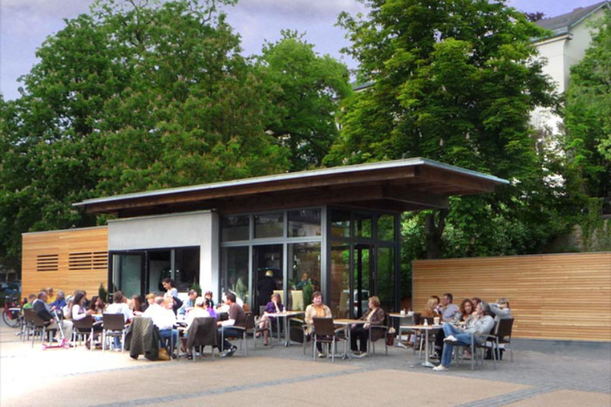 Kiosk am Kriegerdenkmal